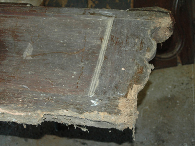 L'armoire, restauration par étapes