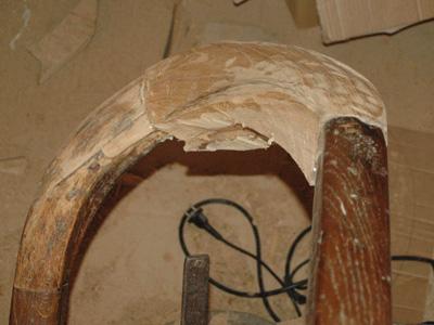 Restauration d'une rampe d'escalier